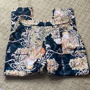 Size L Blackmilk cuffed pants